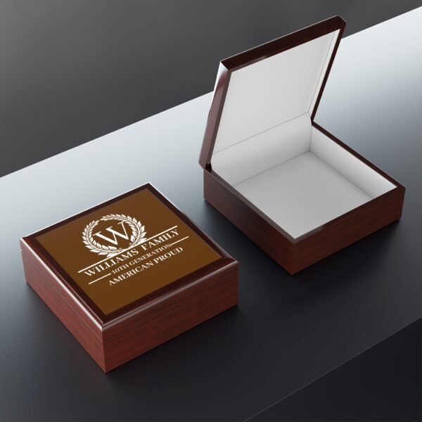WILLIAMS Personalized Family Jewelry Box - American Proud Design - Image 6