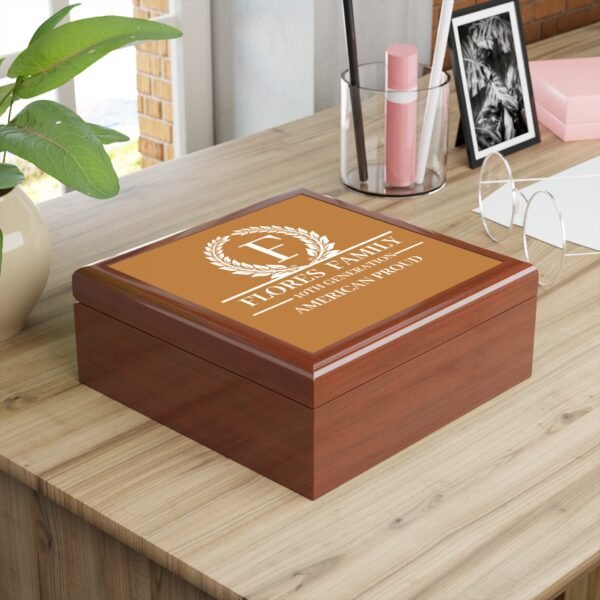 FLORES FAMILY Jewelry Box - American Proud Family Heirloom - Image 2