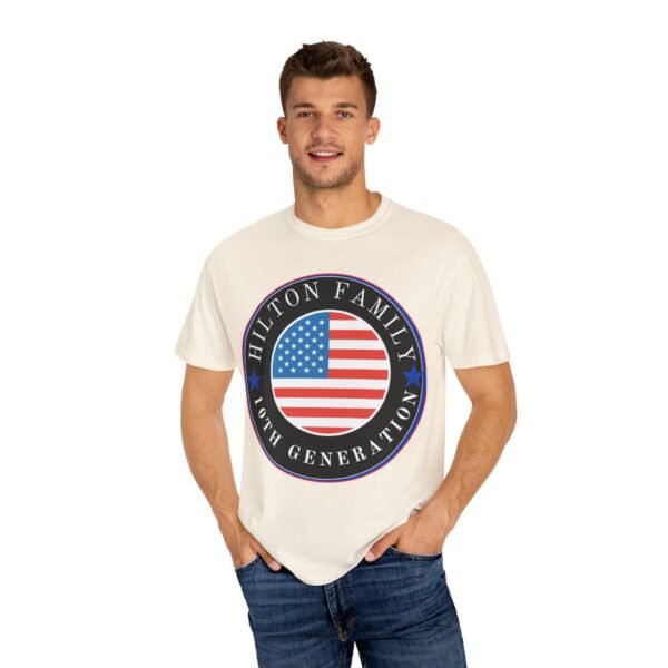 Hilton Family 10th Generation Garment-Dyed T-Shirt - Image 5