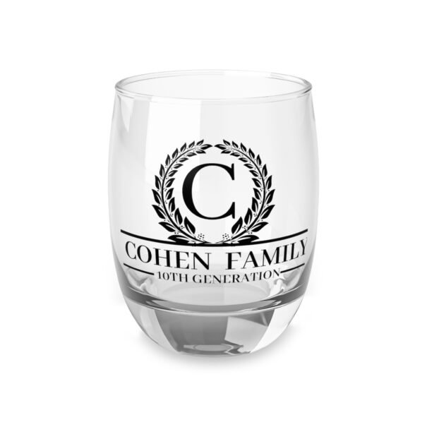 COHEN FAMILY  Whiskey Glass – Custom Family Crest & Name