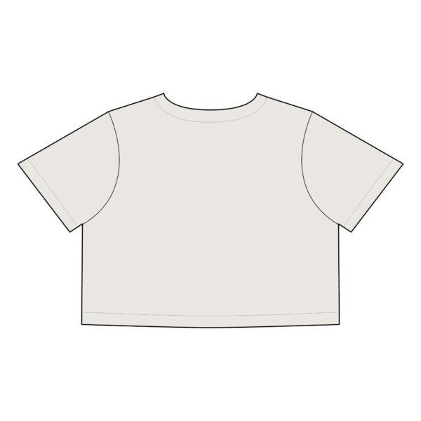 Vintage Style Women's Faded Crop Tee - Campbell Family 10th Generation American Proud - Image 2