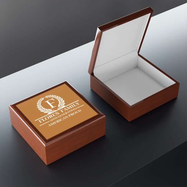 FLORES FAMILY Jewelry Box - American Proud Family Heirloom - Image 3