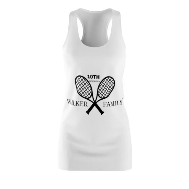 WALKER Tennis Family Racerback Dress for Women - Perfect for Sports Events & Family Gatherings