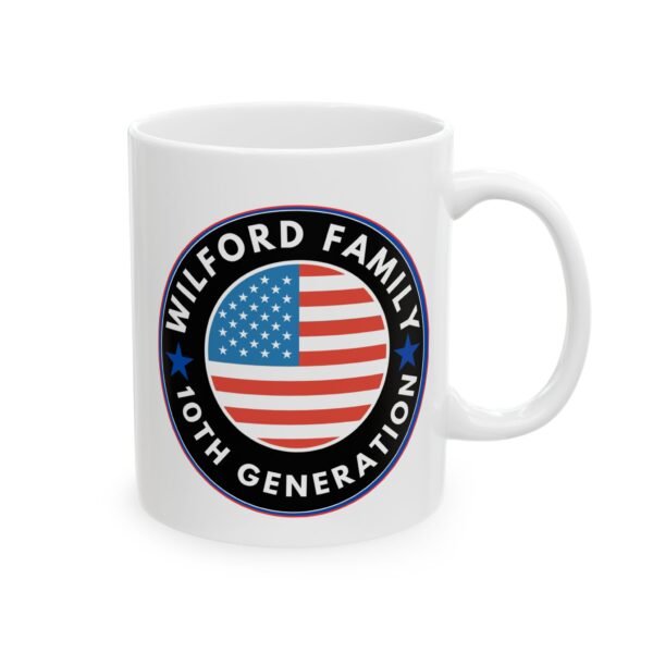 MILTON Patriotic Ceramic Mug | 10th Generation Wilford Family | 11oz & 15oz - Image 4